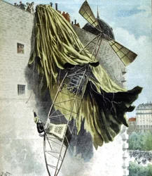 Alberto Santos-Dumont 1873-1932 aéronaute brésilien, tentative infructueuse au Prix Deutsch