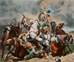 Albrecht Achilles en bataille contre les Nurembergeois, 1450, 1936