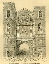 Aldersgate, 1670, vers 1872