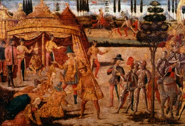 Alexandre le Grand visite Darius, 4e siècle av. J.-C., 15e siècle