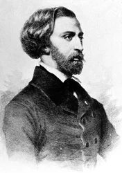 Alfred de Musset (1810-1857) poète et écrivain français, c. 1854