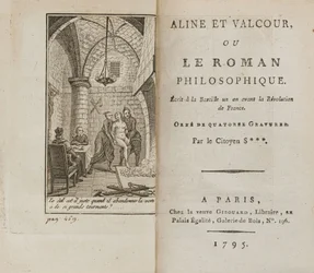 Aline et Valcour ou, Le Roman philosophique par Marquis de Sade, 1795
