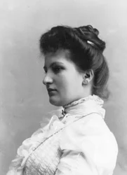 Alma Schindler, mondaine et compositrice autrichienne, vers 1900