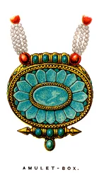 Boîte à amulettes, 1923