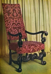 Un fauteuil rembourré, vers 1680