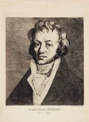 André-Marie Ampère, physicien et mathématicien français, vers 1820