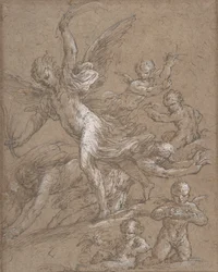 Anges et Putti, 17ème siècle