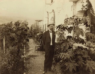 Anton Tchekhov, auteur russe, Yalta, Crimée, Russie, vers 1900