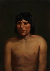 Homme araucanien, vers 1890-1892