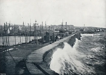 Arbroath - Depuis le port, 1895