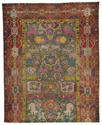 Portion de tapis arménien Kouba, 19e siècle, 1928