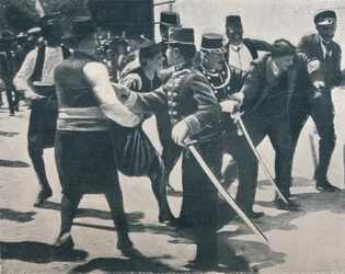 Arrestation de Gavrilo Princip, assassin de l