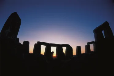 Art néolithique : (âge du bronze) : vue du site de Stonehenge (vers 1700-1300 avant J.-C.) Amesbury, Angleterre