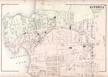 Astoria, partie de Long Island City, ville de Newtown, Queens, Co. L.I
