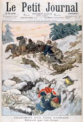 Attaqué par des loups, Russie, 1903