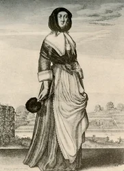 Automne - Une Anglaise en capuche et tablier, règne de Charles I, c1620-1640, 1937
