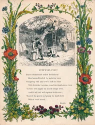 Fruits automnaux par Keats, vers 1900