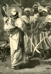 Bagaeus délivrant ses messages à la garde perse, 1890