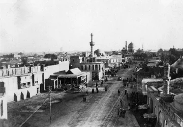 Bagdad depuis la Porte Nord, Irak