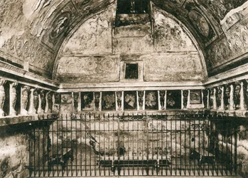 Bagni dei foro, Pompéi, Italie, vers 1900