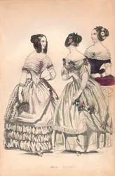Robes de bal, 19e siècle