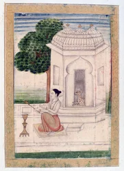 Bamgali Ragini, Album Ragamala, École du Rajasthan, 19ème siècle