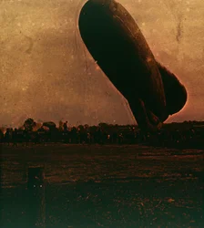 Ballon de barrage, vers 1914-1918