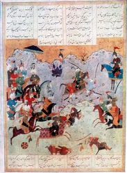 Bataille entre Alexandre et le roi perse Darius III, 4ème siècle av. J.-C.