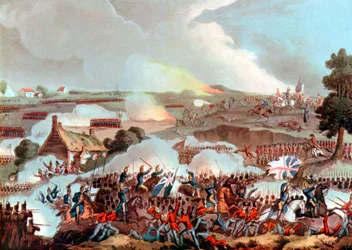 Bataille de Waterloo, Belgique, 1815