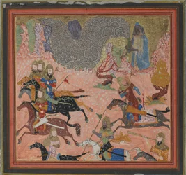 Bazur, le magicien, soulève les ténèbres et une tempête, Folio d