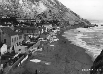 Plage, Gibraltar, vers 1920-1930