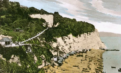 Plage de Beer, Devon, début du 20e siècle
