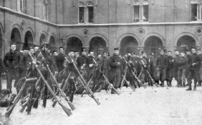 Soldats belges de la 9ème Brigade Mixte, Bataille de Liège, Belgique, 5-16 août 1914