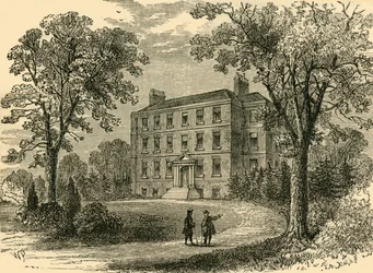 Maison Belsize en 1800, vers 1876