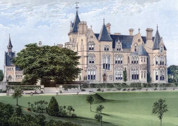 Bestwood Lodge, Nottinghamshire, fin du XIXe siècle