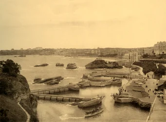 Biarritz - Le Port des Pêcheurs, vers 1930