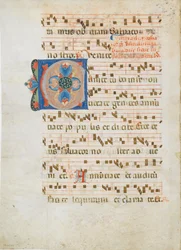 Bifolium avec Initiale C, d