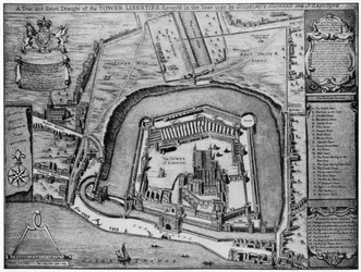 Vue aérienne de la Tour et des Libertés telles qu