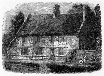 Lieu de naissance du révérend James Hervey, Hardingston, près de Northampton, 1840