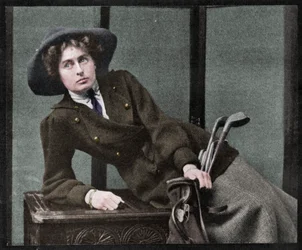 Bonnet noir, vers 1910