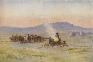 Camp boer sur le veld