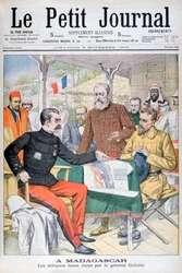 Délégation boer reçue par le général Gallieni, gouverneur de Madagascar, 1902
