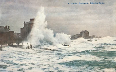 Bognor : Mer agitée, fin XIXe-début XXe siècle