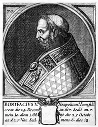 Boniface V, Pape de l