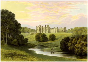 Château de Brancepeth, Lord Boyne, vers 1880