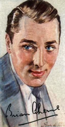 Brian Aherne, 1902-1986, acteur de cinéma anglais ayant connu le succès à Hollywood, XXe siècle