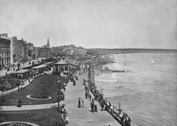 Bridlington - Vue sur la Parade des Princes, 1895