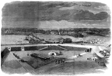 Le brigadier-général Havelock quittant la forteresse d