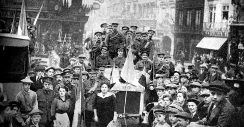 Force expéditionnaire britannique à Rouen, France, Première Guerre mondiale, 1914