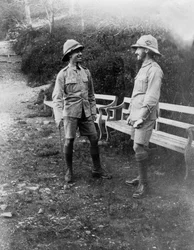Soldats britanniques, Chakrata, Inde, 1917